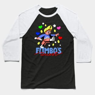 C64 Flimbos Quest Baseball T-Shirt
